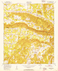Download a high-resolution, GPS-compatible USGS topo map for Colvin Gap, AL (1953 edition)