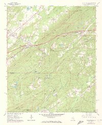 Download a high-resolution, GPS-compatible USGS topo map for Cooks Springs, AL (1973 edition)