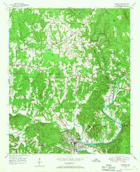 Download a high-resolution, GPS-compatible USGS topo map for Cordova, AL (1967 edition)
