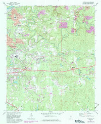 preview thumbnail of historical topo map of Cottondale, AL in 1969