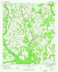 Download a high-resolution, GPS-compatible USGS topo map for Cottonwood, AL (1972 edition)