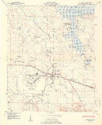 Download a high-resolution, GPS-compatible USGS topo map for Courtland, AL (1951 edition)