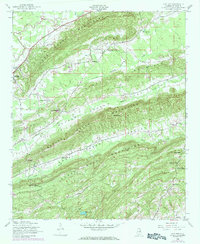 Download a high-resolution, GPS-compatible USGS topo map for Cox Gap, AL (1984 edition)