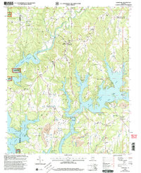 Download a high-resolution, GPS-compatible USGS topo map for Crane Hill, AL (2003 edition)