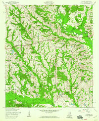 preview thumbnail of historical topo map of Russell County, AL in 1955