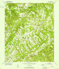 preview thumbnail of historical topo map of Jefferson County, AL in 1951