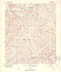 preview thumbnail of historical topo map of Jefferson County, AL in 1951