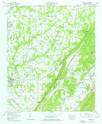 Download a high-resolution, GPS-compatible USGS topo map for Crossville, AL (1977 edition)