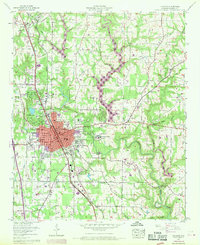 Download a high-resolution, GPS-compatible USGS topo map for Cullman, AL (1970 edition)