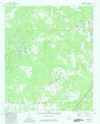 Download a high-resolution, GPS-compatible USGS topo map for Cusseta, AL (1984 edition)