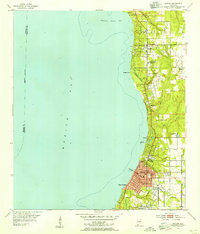 Download a high-resolution, GPS-compatible USGS topo map for Daphne, AL (1954 edition)