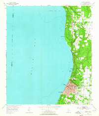 Download a high-resolution, GPS-compatible USGS topo map for Daphne, AL (1964 edition)