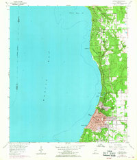 preview thumbnail of historical topo map of Daphne, AL in 1953