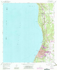 Download a high-resolution, GPS-compatible USGS topo map for Daphne, AL (1983 edition)