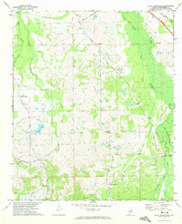 Download a high-resolution, GPS-compatible USGS topo map for Davis Crossroads, AL (1974 edition)