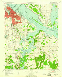 Download a high-resolution, GPS-compatible USGS topo map for Decatur, AL (1960 edition)