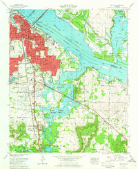 preview thumbnail of historical topo map of Decatur, AL in 1963
