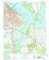 Download a high-resolution, GPS-compatible USGS topo map for Decatur, AL (1983 edition)