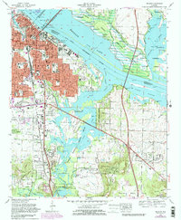 Download a high-resolution, GPS-compatible USGS topo map for Decatur, AL (1983 edition)