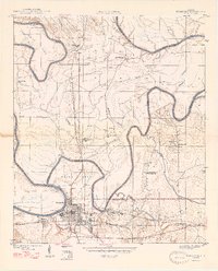 1946 Map of Demopolis, 1947 Print