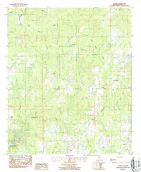 Download a high-resolution, GPS-compatible USGS topo map for Dexter, AL (1987 edition)