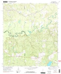 Download a high-resolution, GPS-compatible USGS topo map for Dixie, AL (1990 edition)