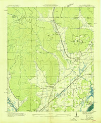 Download a high-resolution, GPS-compatible USGS topo map for Doran Cove, AL (1936 edition)