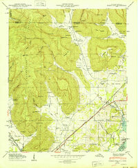 preview thumbnail of historical topo map of Jackson County, AL in 1950