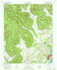 Download a high-resolution, GPS-compatible USGS topo map for Doran Cove, AL (1972 edition)
