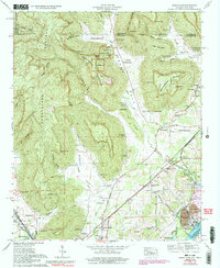 Download a high-resolution, GPS-compatible USGS topo map for Doran Cove, AL (1991 edition)