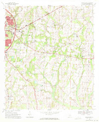 Download a high-resolution, GPS-compatible USGS topo map for Dothan East, AL (1971 edition)