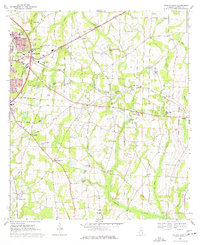 Download a high-resolution, GPS-compatible USGS topo map for Dothan East, AL (1977 edition)