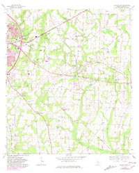 Download a high-resolution, GPS-compatible USGS topo map for Dothan East, AL (1981 edition)