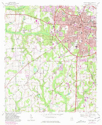 1969 Map of Dothan West, 1981 Print