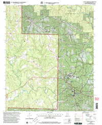 Download a high-resolution, GPS-compatible USGS topo map for Double Springs, AL (2003 edition)