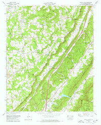 Download a high-resolution, GPS-compatible USGS topo map for Dugout Valley, AL (1977 edition)