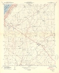 Download a high-resolution, GPS-compatible USGS topo map for Dutton, AL (1950 edition)