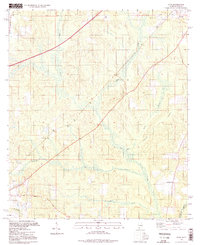 Download a high-resolution, GPS-compatible USGS topo map for Dyas, AL (1998 edition)