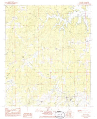 Download a high-resolution, GPS-compatible USGS topo map for Eclectic, AL (1985 edition)