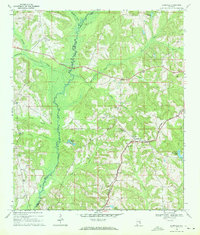 preview thumbnail of historical topo map of Barbour County, AL in 1969