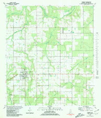 Download a high-resolution, GPS-compatible USGS topo map for Elberta, AL (1981 edition)