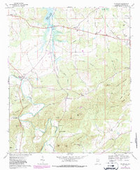 Download a high-resolution, GPS-compatible USGS topo map for Ellisville, AL (1987 edition)