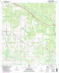 Download a high-resolution, GPS-compatible USGS topo map for Elsanor, AL (1985 edition)