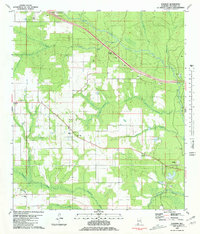 Download a high-resolution, GPS-compatible USGS topo map for Elsanor, AL (1981 edition)