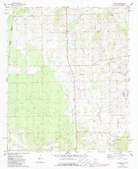 Download a high-resolution, GPS-compatible USGS topo map for Emelle, AL (1987 edition)