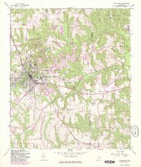 Download a high-resolution, GPS-compatible USGS topo map for Enterprise, AL (1981 edition)