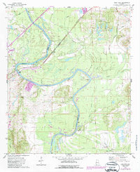 Download a high-resolution, GPS-compatible USGS topo map for Epes East, AL (1987 edition)