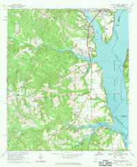Download a high-resolution, GPS-compatible USGS topo map for Eufaula South, AL (1970 edition)