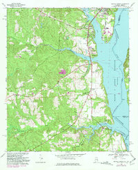 Download a high-resolution, GPS-compatible USGS topo map for Eufaula South, AL (1981 edition)