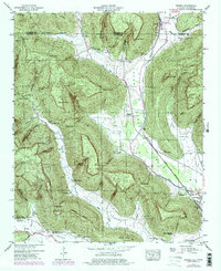 preview thumbnail of historical topo map of Jackson County, AL in 1947